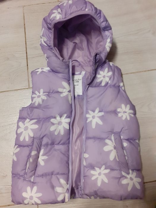 Sprzedam kamizelkę i bluzkę dla dziewczynki na wzrost 92 cm/104
