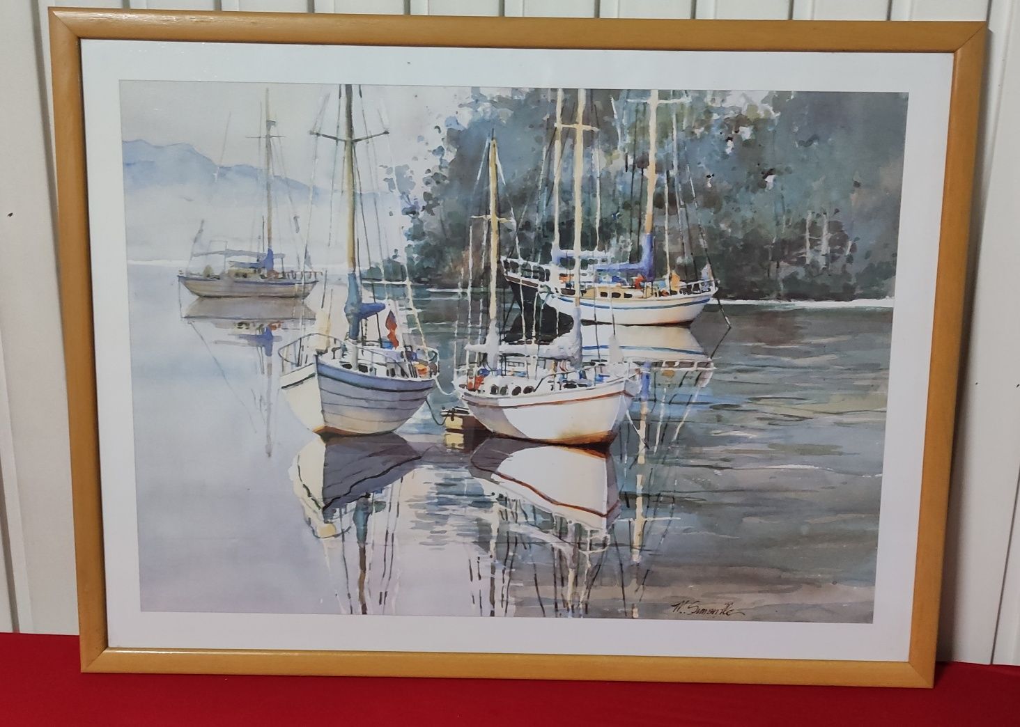 Quadro barcos (79cm por 60cm)