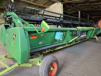 Жниварка John Deere 630F, жатка перероблена під комбайн Claas