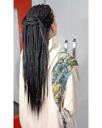 Warkoczyki afrykańskie box braids