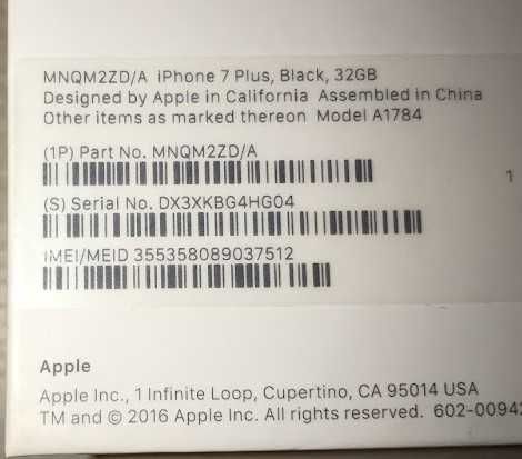 Używany iPhone 7 Plus Black 32 GB + etui pancerne