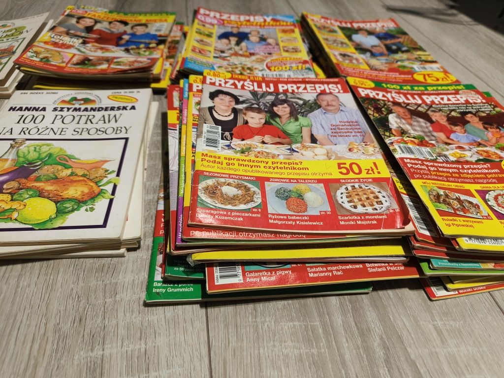 Biblioteczka Poradnika Domowego 13 szt + przyślij przepis 57 szt