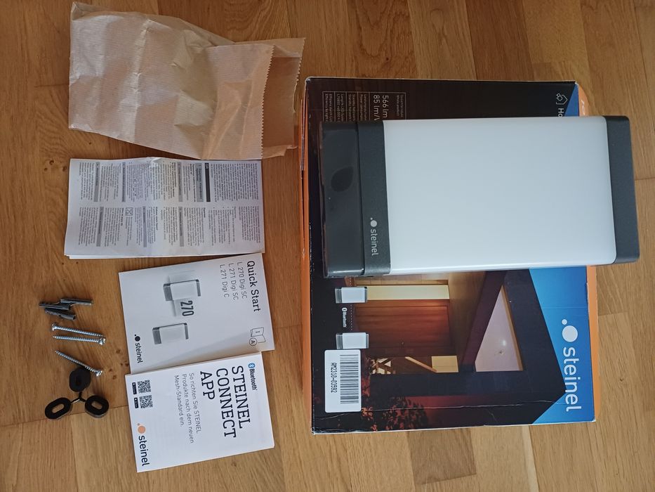 Lampa zewnętrzna Steinel bluetooth
