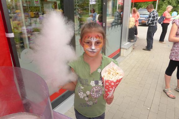 Maszyna do waty cukrowej, maszyna do popcornu. Wata cukrowa POPCORN