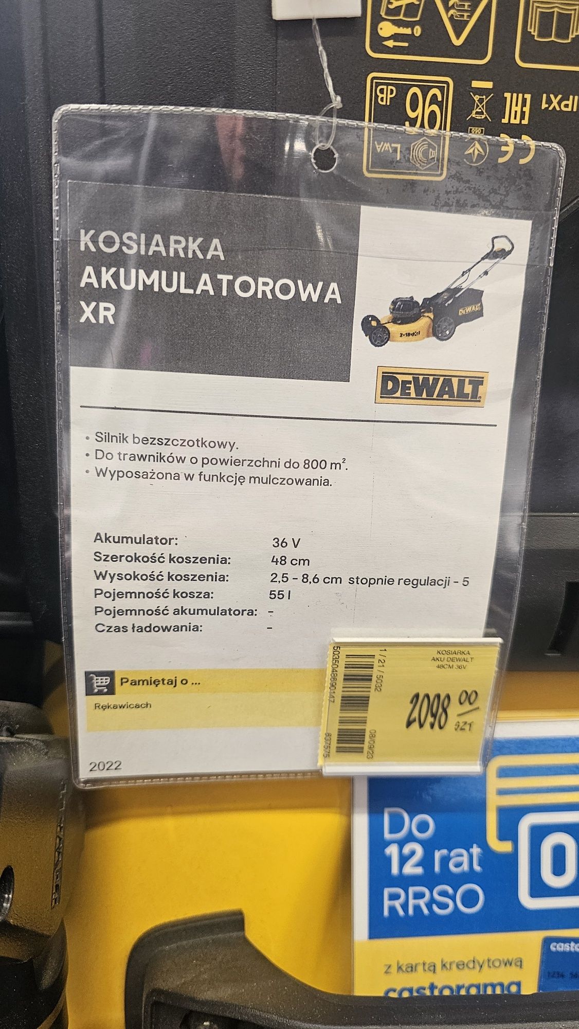 Kosiarka akumulatorowa DeWalt DCMW564  48cm