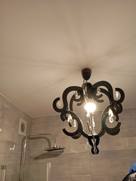 Lustro i żyrandol Glamour