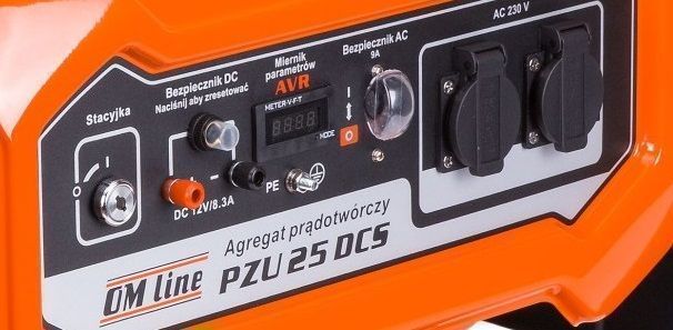Oleo Mac Om Line Pzu 25 Dcs Agregat Generator Prądotwórczy 230V 2,2 Kw