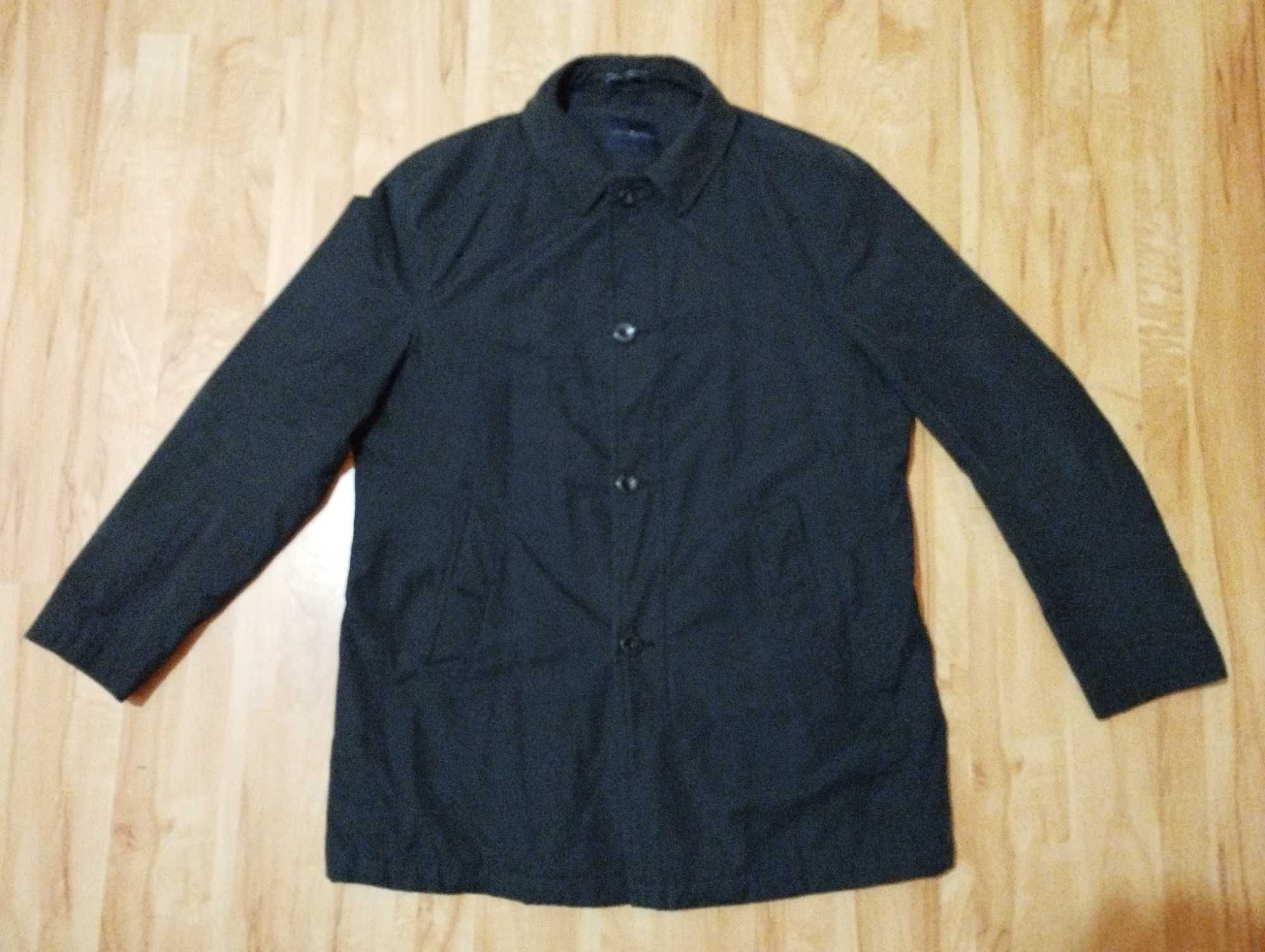 Пальто чоловіче осіннє чорне матове Tommy Hilfiger Tailored XL XXL