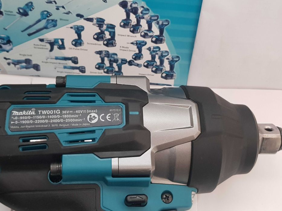 MAKITA TW 001 klucz 3/4'' na 40v/36v moc 2050Nm Nowy Japan