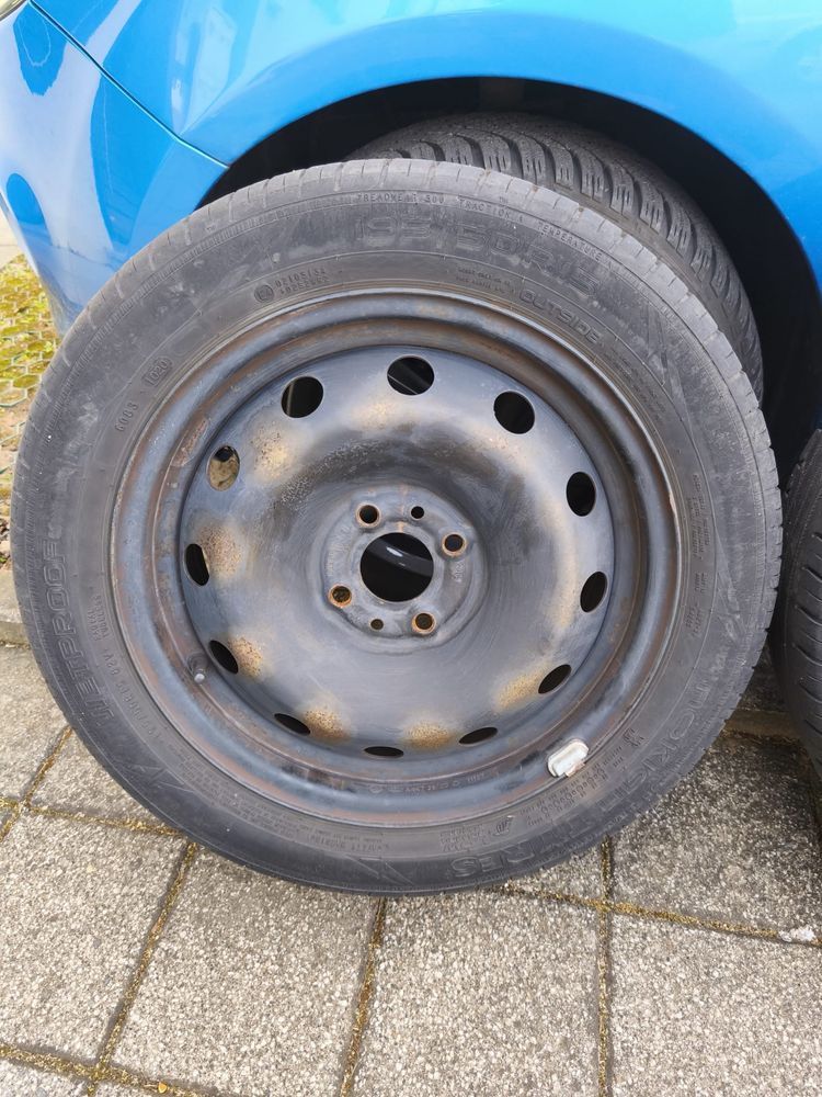 Zestaw felg z oponami Ford Ka/Ka+