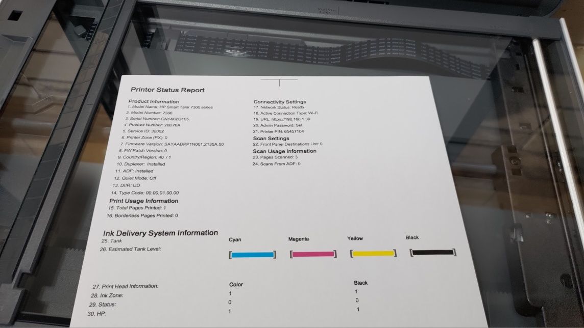 [FIRMA] drukarka HP Smart Tank 7306 wifi skaner duplex nalewane tusze