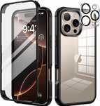 Seacosmo Etui do iPhone 16 z wbudowaną ochroną wyświetlacza