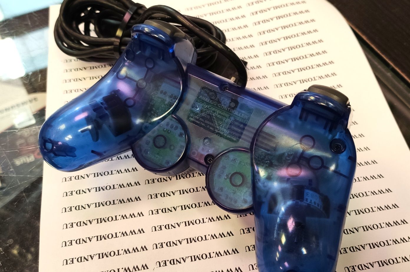 Oryginalny Pad Sony DualShock 2 do PlayStation 2 Niebieski Gwarancja