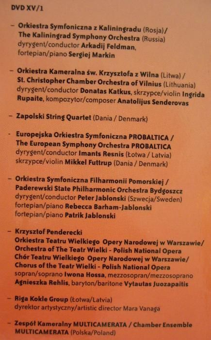 Płyta CD DVD z festiwalu Probaltica