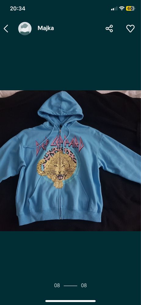 Bluza z kapturem i spodnie dres damski
