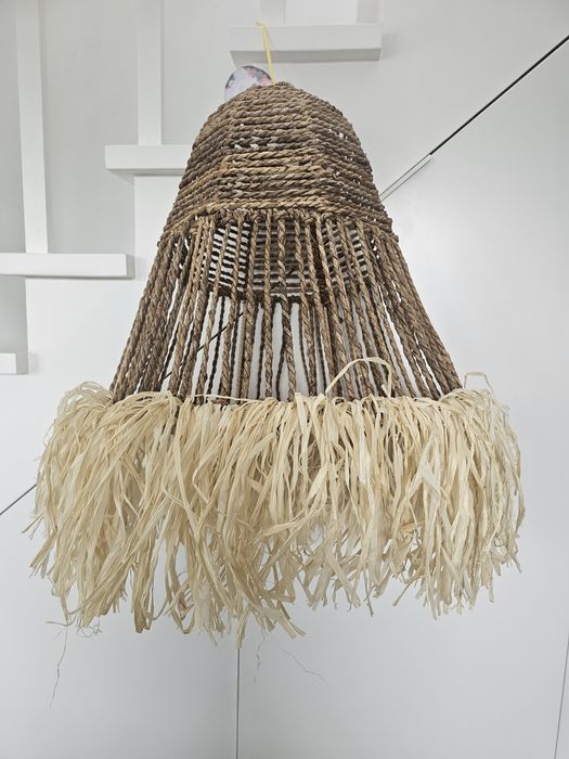 Piękna lampa boho handmade