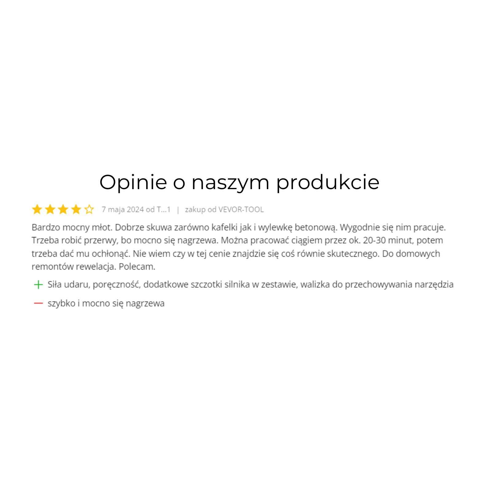 VEVOR Elektryczny Młot Wyburzeniowy 1400W 2900 BMP 19J Zestaw Wysyłka