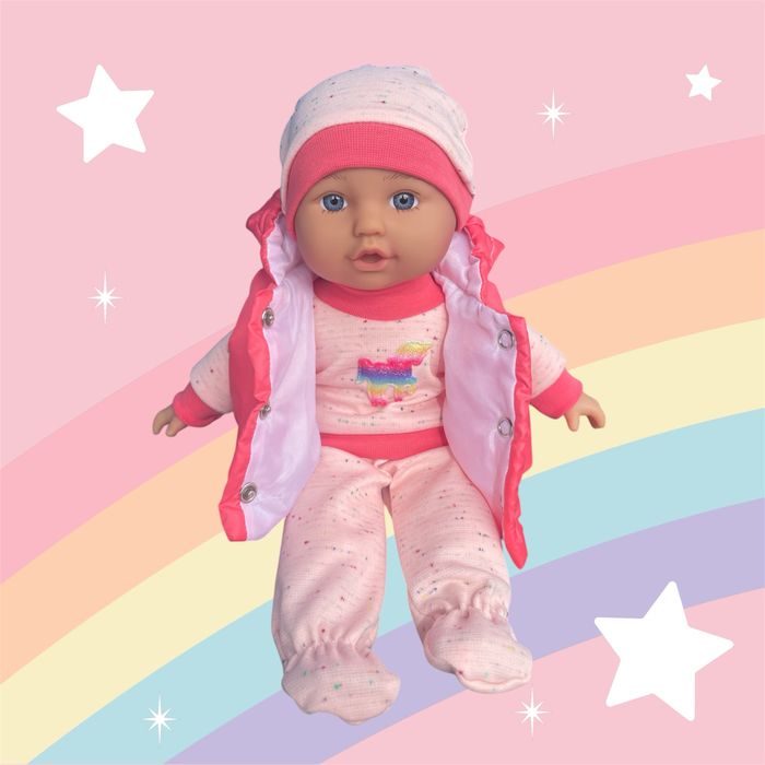 На подарунок! Комплект одягу на ляльку пупса 32 см baby born anabel