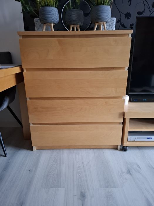 Komplet mebli IKEA szafka pod telewizor komoda witryna