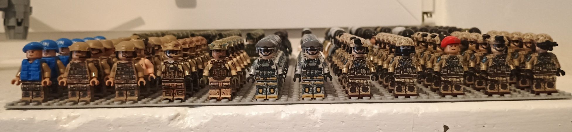 Klocki kompatybilne z lego figurki wojskowe żołnierzy