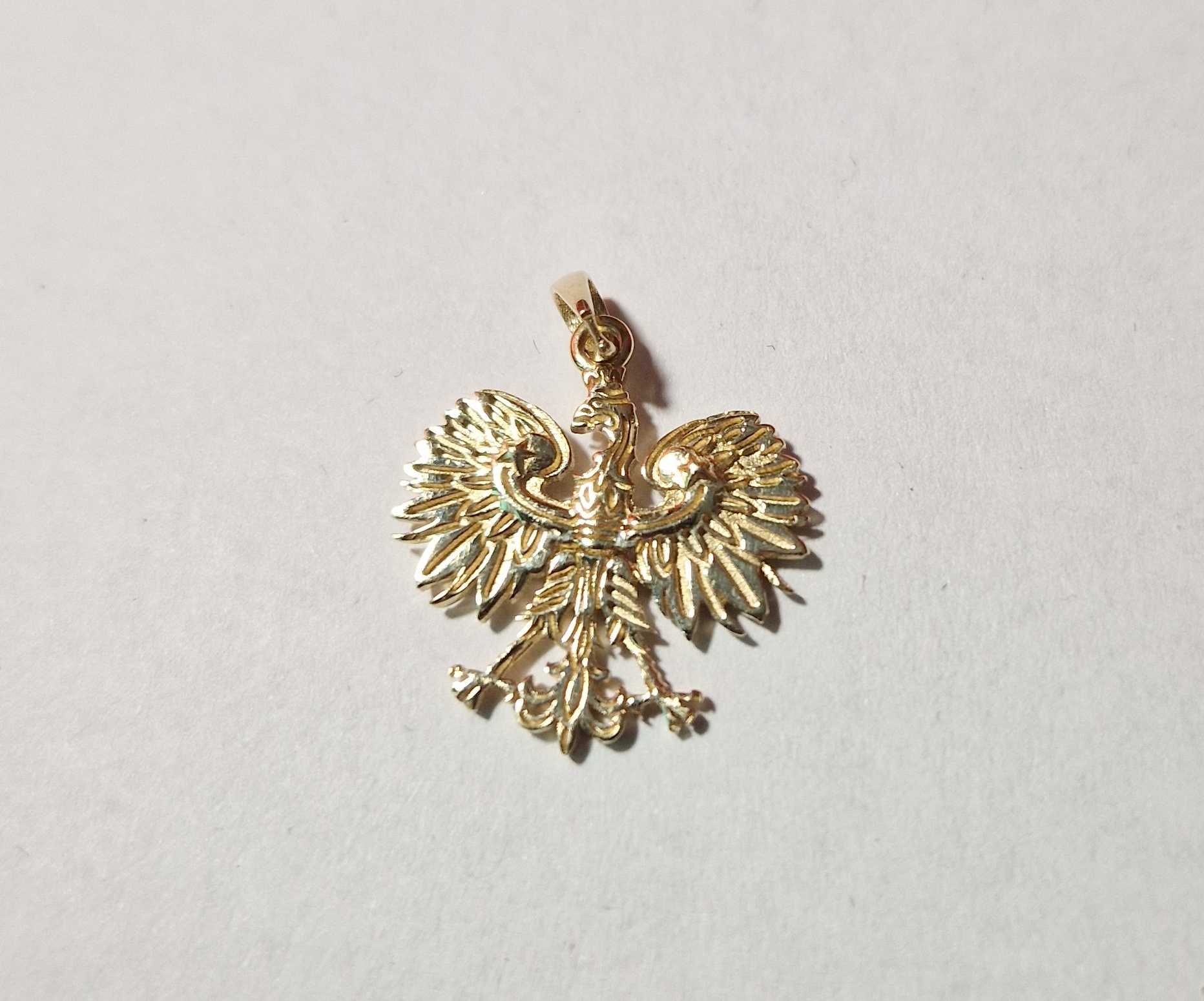 Złota zawieszka  585 1,49G ORZEŁ