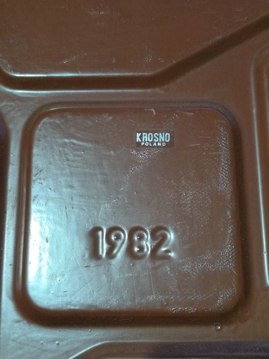 Metalowy karnister na Paliwo PRL made in poland Fawi 10ll