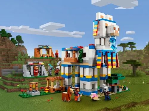 Конструктор Майнкрафт, Minecraft Большая Деревня Лам, 1440 деталей