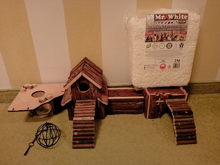 Mebelki dla gryzoni + akcesoria