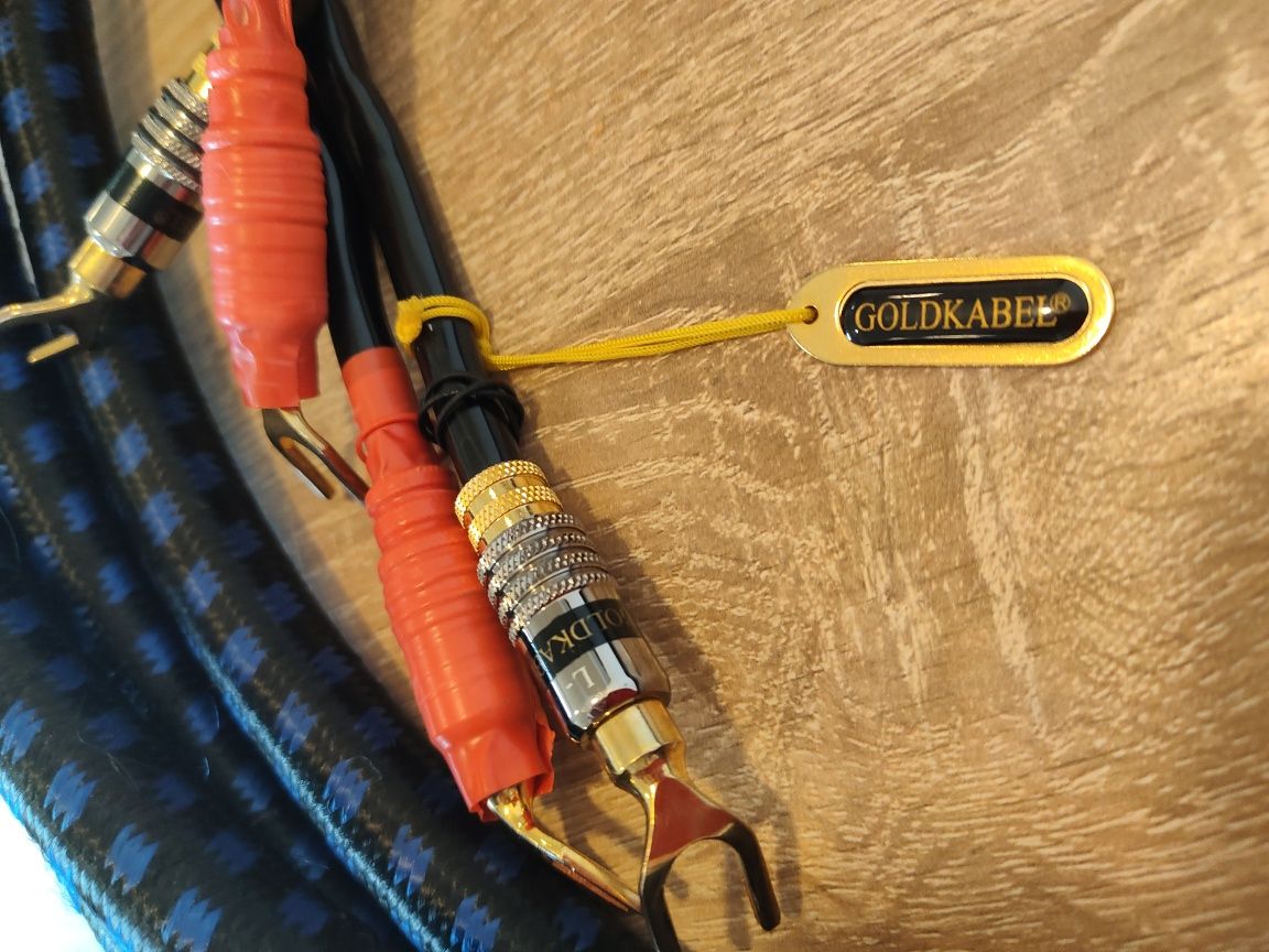 Gruby hi end kabel głośnikowy Goldkabel Highline Bi-Wire 2x3m