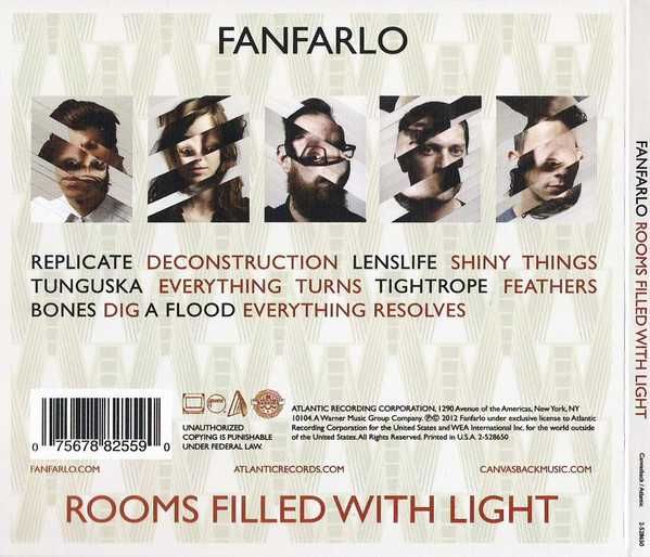 FANFARLO cd Rooms Filled With  Light     indie super