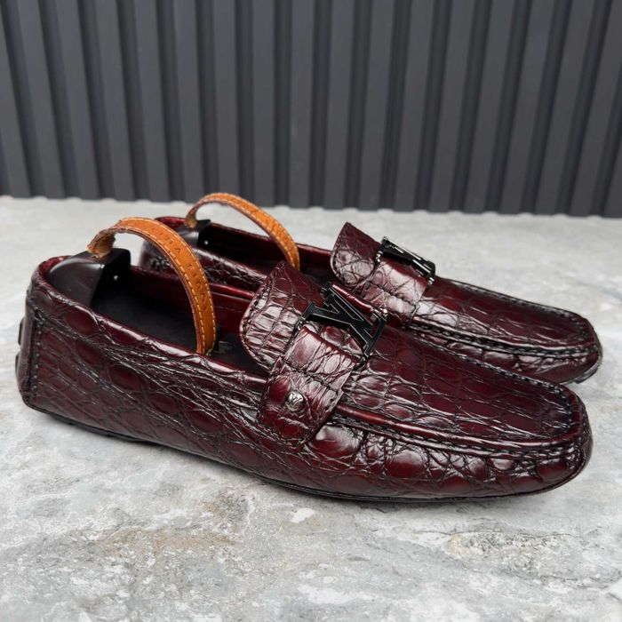 Louis Vuitton Monte Carlo Alligator мокасини зі шкіри крокодила 43 EUR