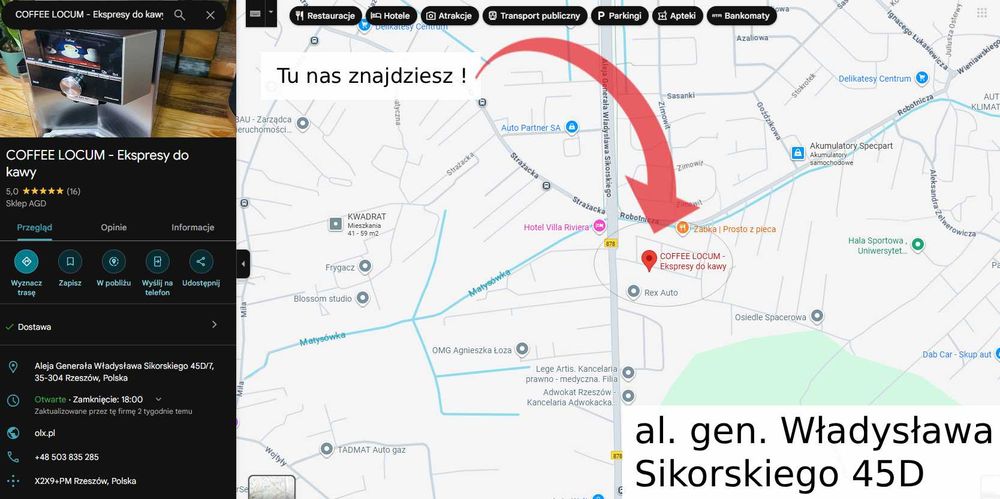 Elegancki ekspres Delonghi Dinamica po serwisie z gwarancją i j.PL