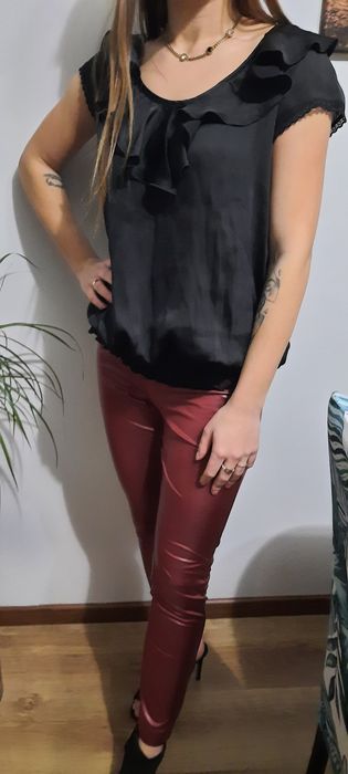 Bluzka damska czarna RIVER ISLAND