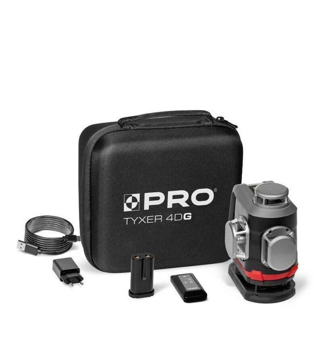 Laser wieloliniowy krzyżowy  TYXER 4DG 4 wiązki