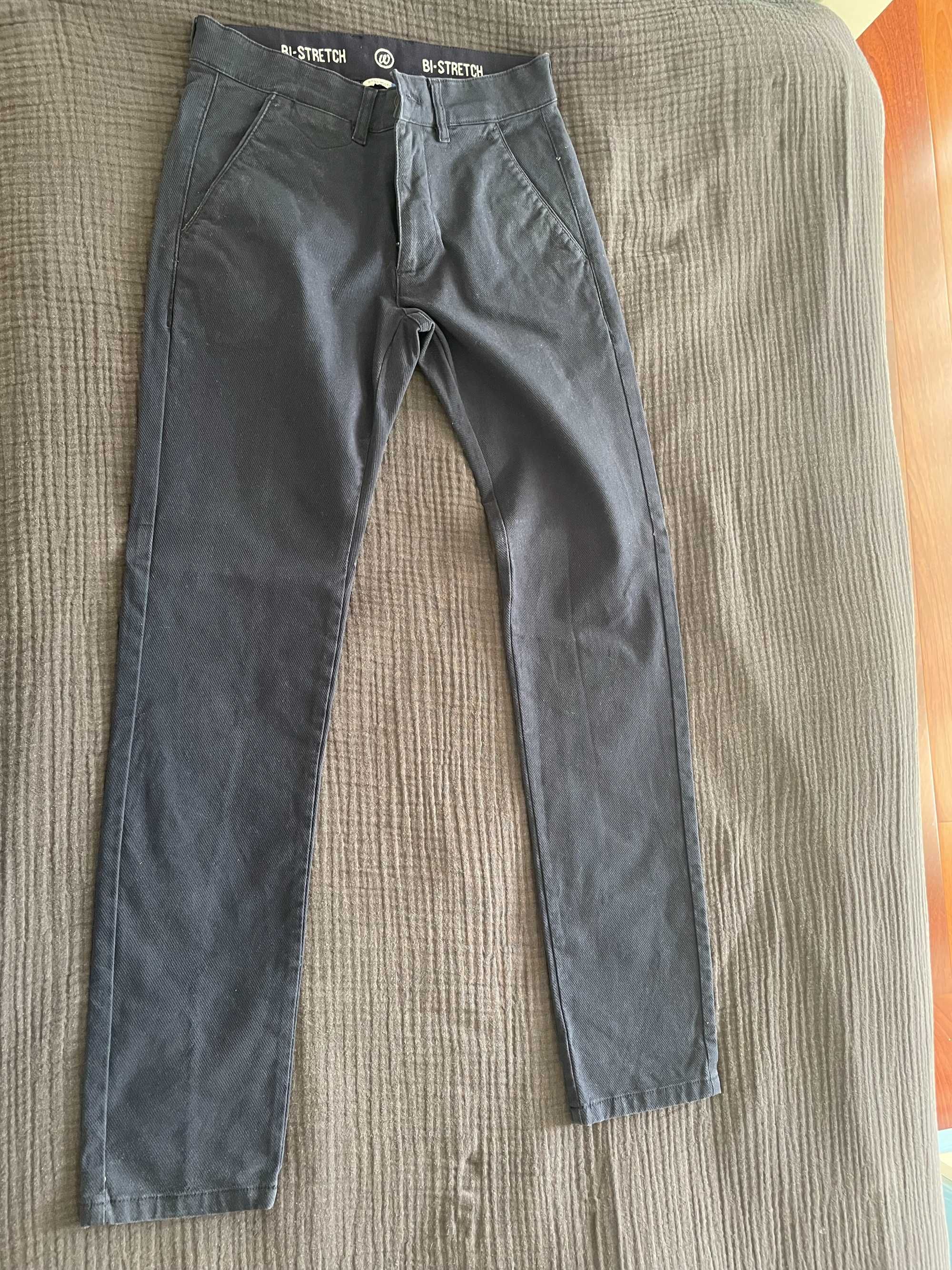 Calças | Easy Wear | 36 - Azul
