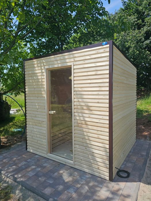 Zewnętrzna Sauna fińska model Kopenhaga 2