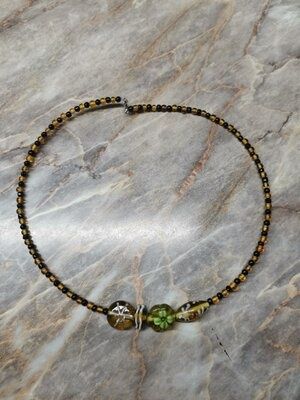 Чокер колье стекло ручная работа