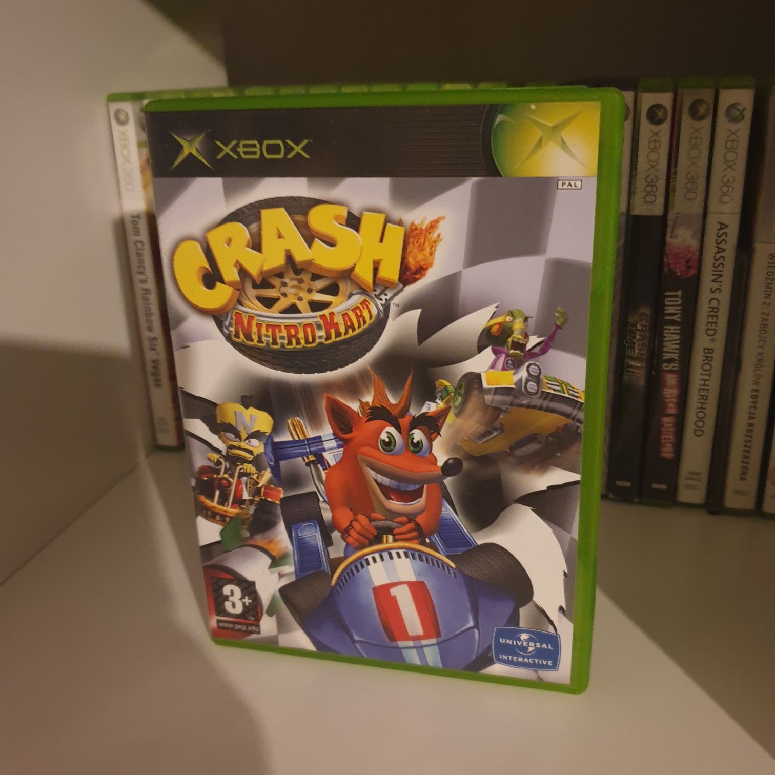 Crash nitro kart xbox classic ctr gra dla dzieci xbox