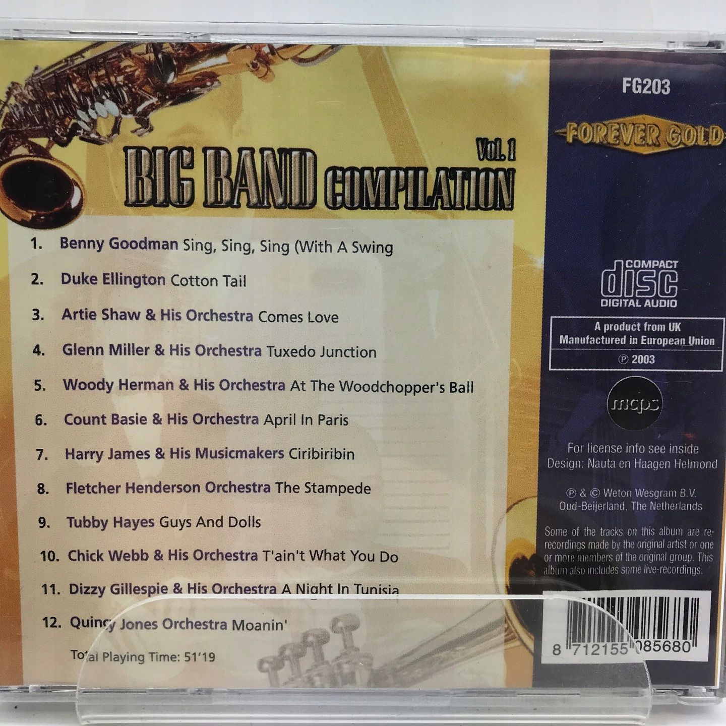 Cd - Various - Big Band Compilation: Vol.1