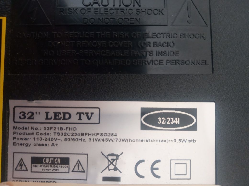 Telewizor technika 32f21b fhd uszkodzony