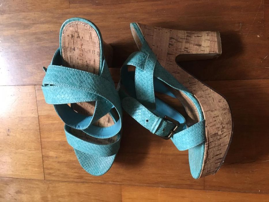 Sandálias turquesa PARFOIS