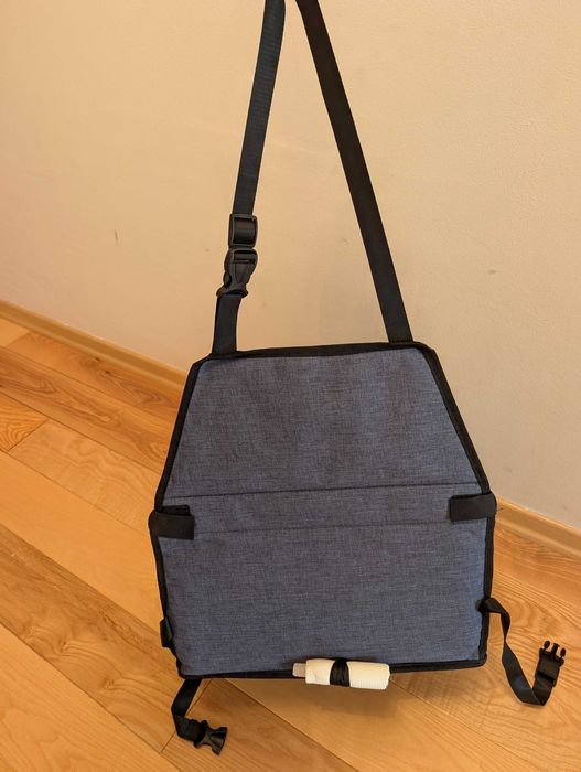 Transporter samochodowy dla kota małego psa składany na płasko40x30x25