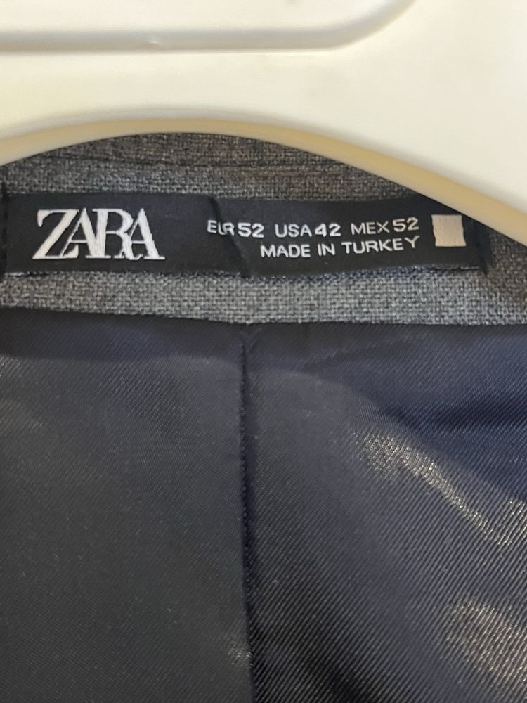 Casaco Fato Cinzento Zara 52