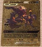 Kartę Umbreon&Darkral Pokemon wersja złota