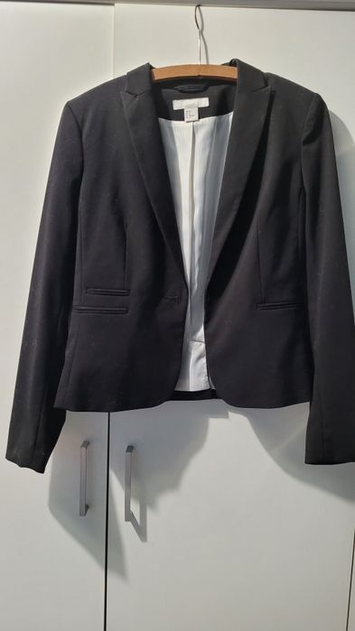 Żakiet czarny + spodniczka