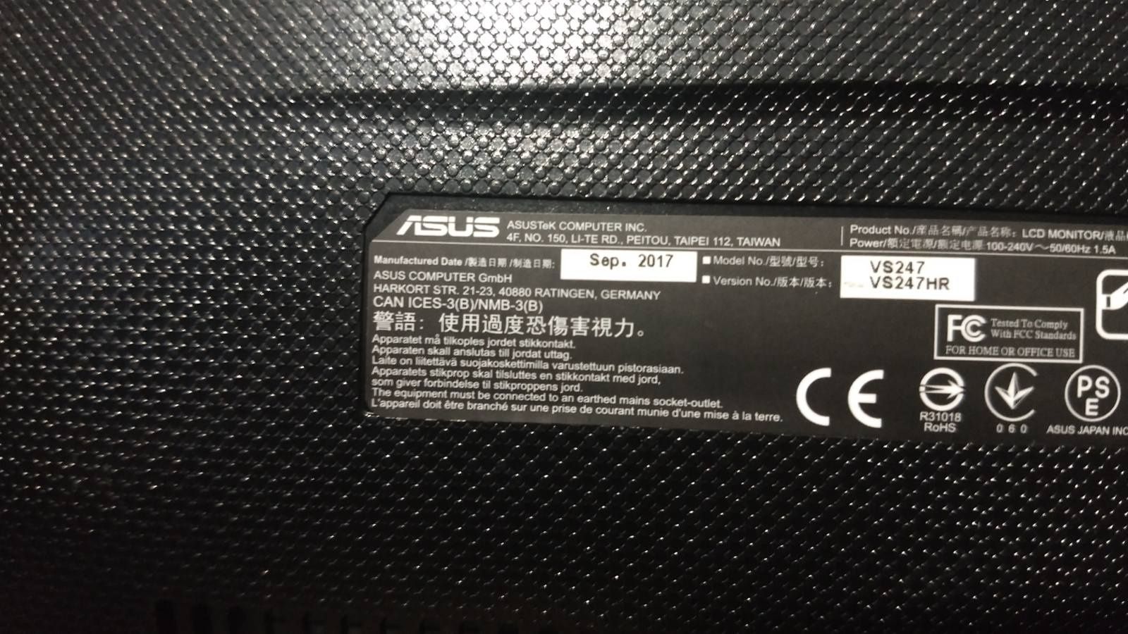 Монитор ASUS-24 с разрешением 1920*1080 привезен с Германии в идеально