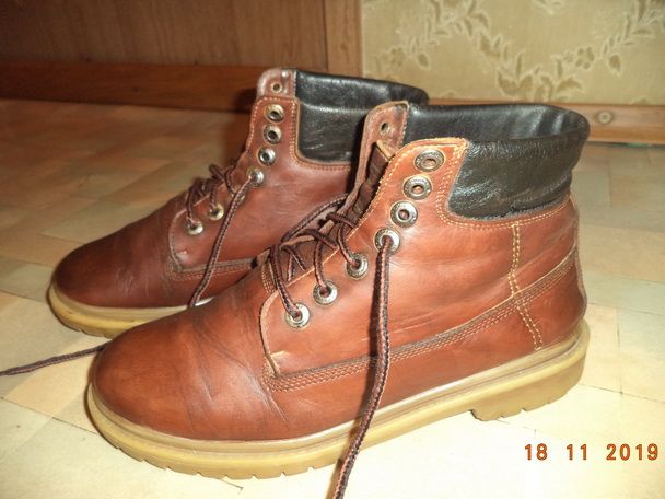 Ботинки Timberland Тимберленд, р.40, натур.кожа, мех