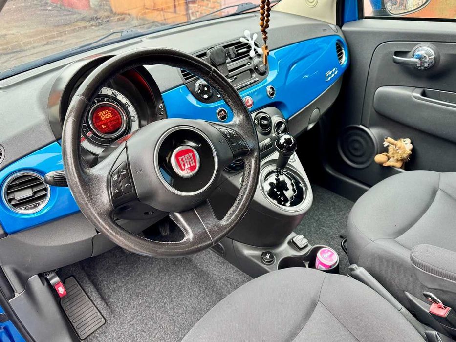 Fiat 500 Pop 2015 Blue 1.4L автомат