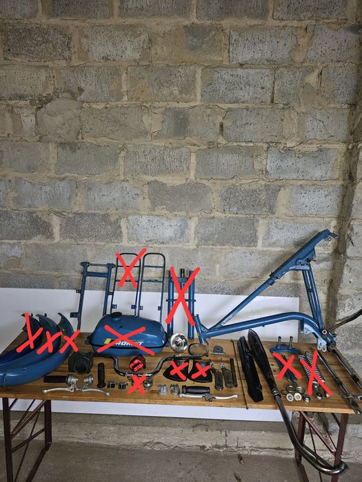 Części Romet Ogar 205 kolo błotnik silnik lampa lagi bak zmd