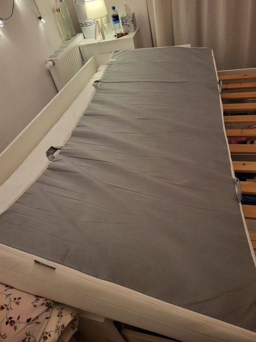 Łóżko Ikea rozkładane 80/200 BRIMNES  2 x materac